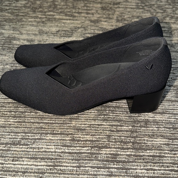 Vivaia Megan Square Toe Stress Free Chunky Heels Size 40 Black - Picture 5 of 7
